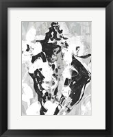 Ocean Inkblot I Framed Print
