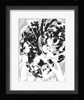 Ocean Inkblot III Framed Print