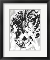 Ocean Inkblot III Framed Print