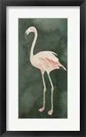 Forest Flamingo I Framed Print