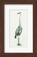 Deep Blue Heron II Fine Art Print