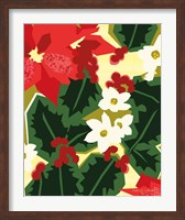 Holiday Poinsettias II Fine Art Print