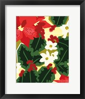 Holiday Poinsettias II Framed Print