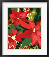 Holiday Poinsettias I Fine Art Print