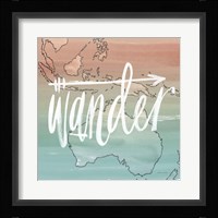 World Traveler I Neutral Framed Print