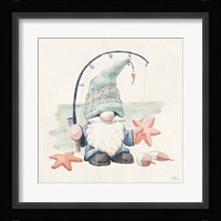 Beach Gnomes I Framed Print