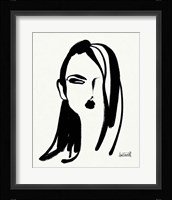 Brush Portrait VI Fine Art Print