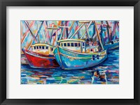 Salty Duo Framed Print