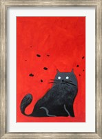 Stray Black Cat Fine Art Print