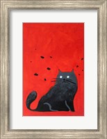 Stray Black Cat Fine Art Print