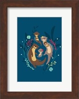 Otter Family Fine Art Print