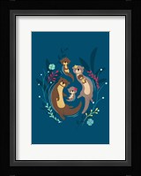 Otter Family Fine Art Print
