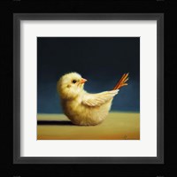 Yoga Chick Boat Pose Framed Print
