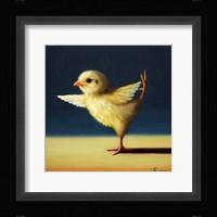 Yoga Chick Dancer Pose Framed Print