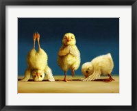 Yoga Chicks Fine Art Print