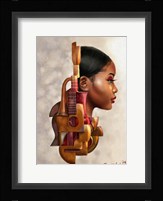 Mahogany Strings Fine Art Print