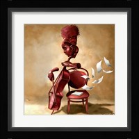 The Solo Cellist Fine Art Print
