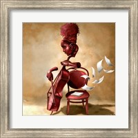 The Solo Cellist Fine Art Print