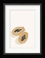 Tropical Papaya Framed Print