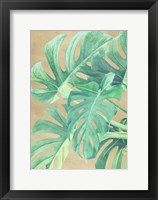 Tropical Leaves II Framed Print