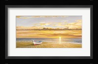 Tramonto sulla Battigia Fine Art Print