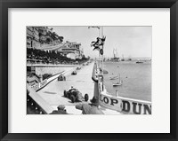 After the start of the 1931 Monaco Grand Prix Framed Print
