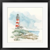 Seaside Journey III Framed Print