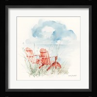 Seaside Journey V Framed Print