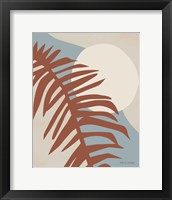 Traveler Palm Light Framed Print