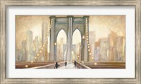 Bridge to New York Dusk Fine Art Print