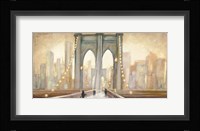 Bridge to New York Dusk Fine Art Print