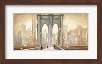 Bridge to New York Dusk Fine Art Print