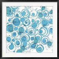 Dizzy Soft Blue Crop Fine Art Print