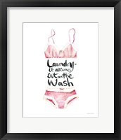 Lingerie Laundry I Framed Print