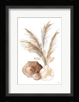 Vase Pampas Framed Print