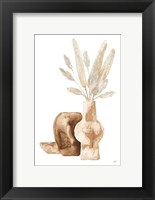 Vase Gray Bunny Tail Fine Art Print