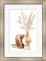 Vase Gray Bunny Tail Fine Art Print