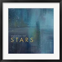 Stars Gold Framed Print