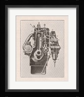 French Engine I Fine Art Print