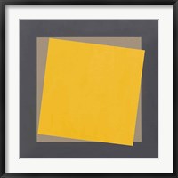 Geo Natural Core Yellow Fine Art Print