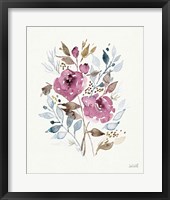 Soft Bouquet IV Framed Print