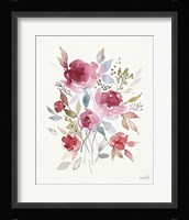 Soft Bouquet III Framed Print