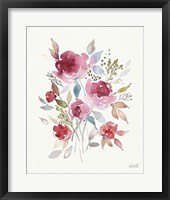 Soft Bouquet III Framed Print