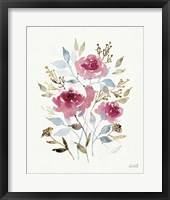 Soft Bouquet II Framed Print