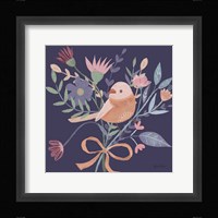 Royal Birds III Purple Fine Art Print