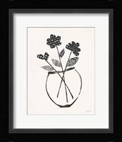 Modern Floral I Framed Print