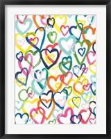 Hearts In Multiples Fine Art Print