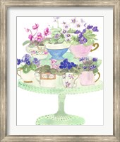 Floral Tea Cups Fine Art Print