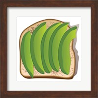 Simple Avocado Toast Fine Art Print