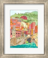 Village By The River Fine Art Print